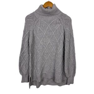 Tuckernuck Heather Gray Cowl Neck Sweater